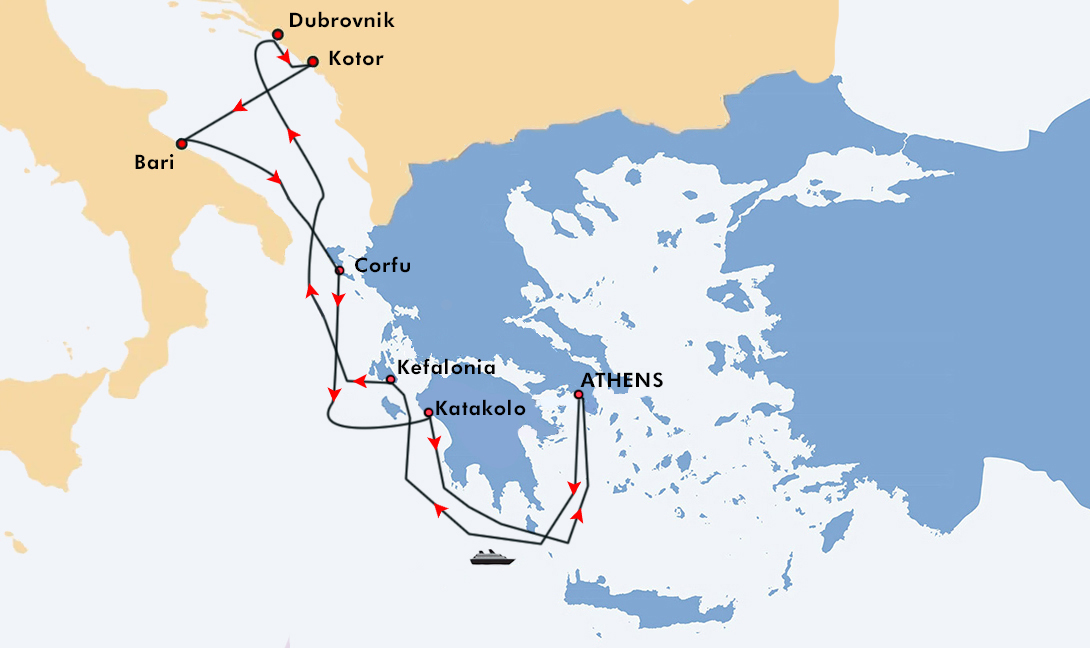 cruise map