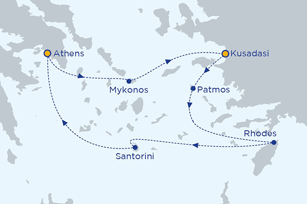 cruise map