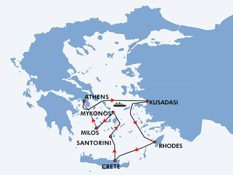 cruise map