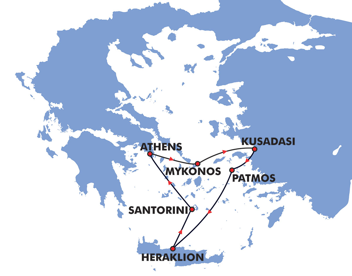 cruise map