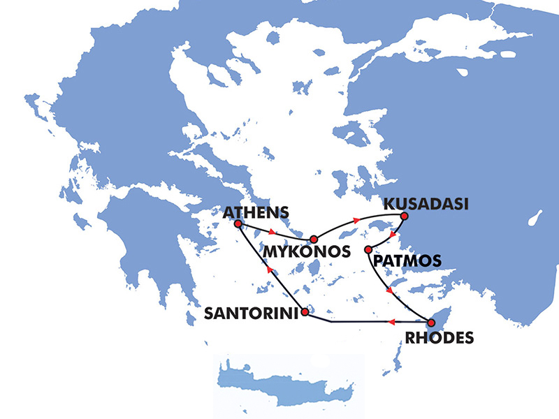 cruise map