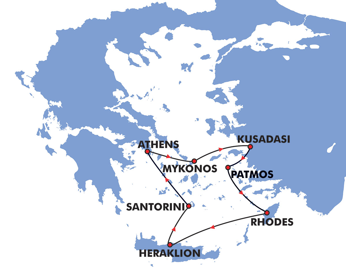 cruise map