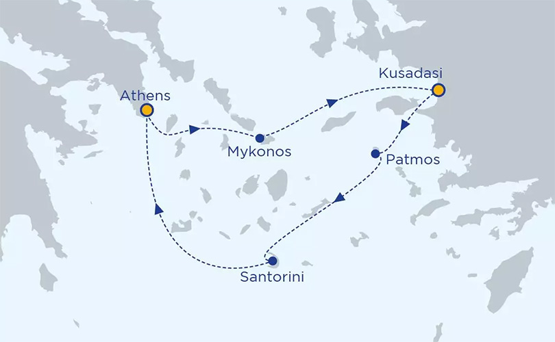 cruise map