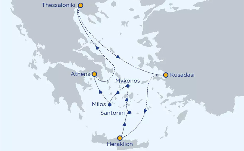 cruise map