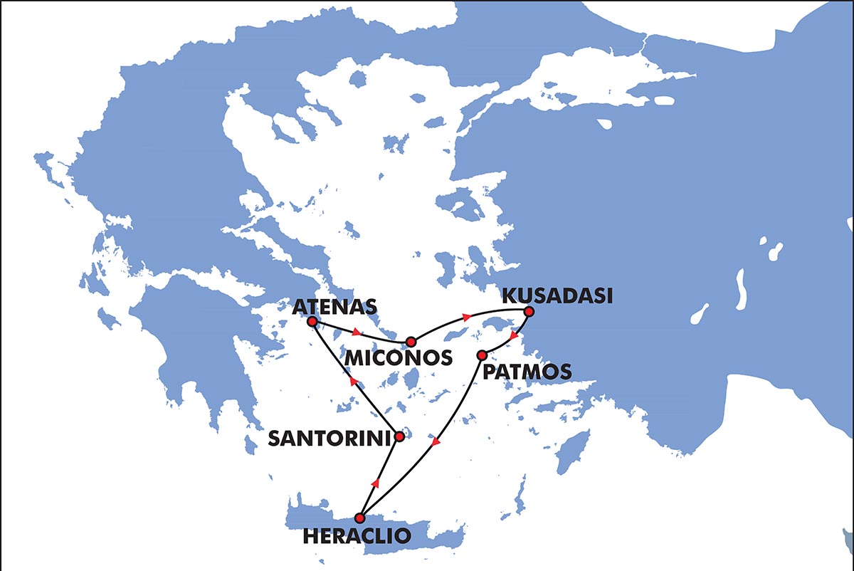 cruise map