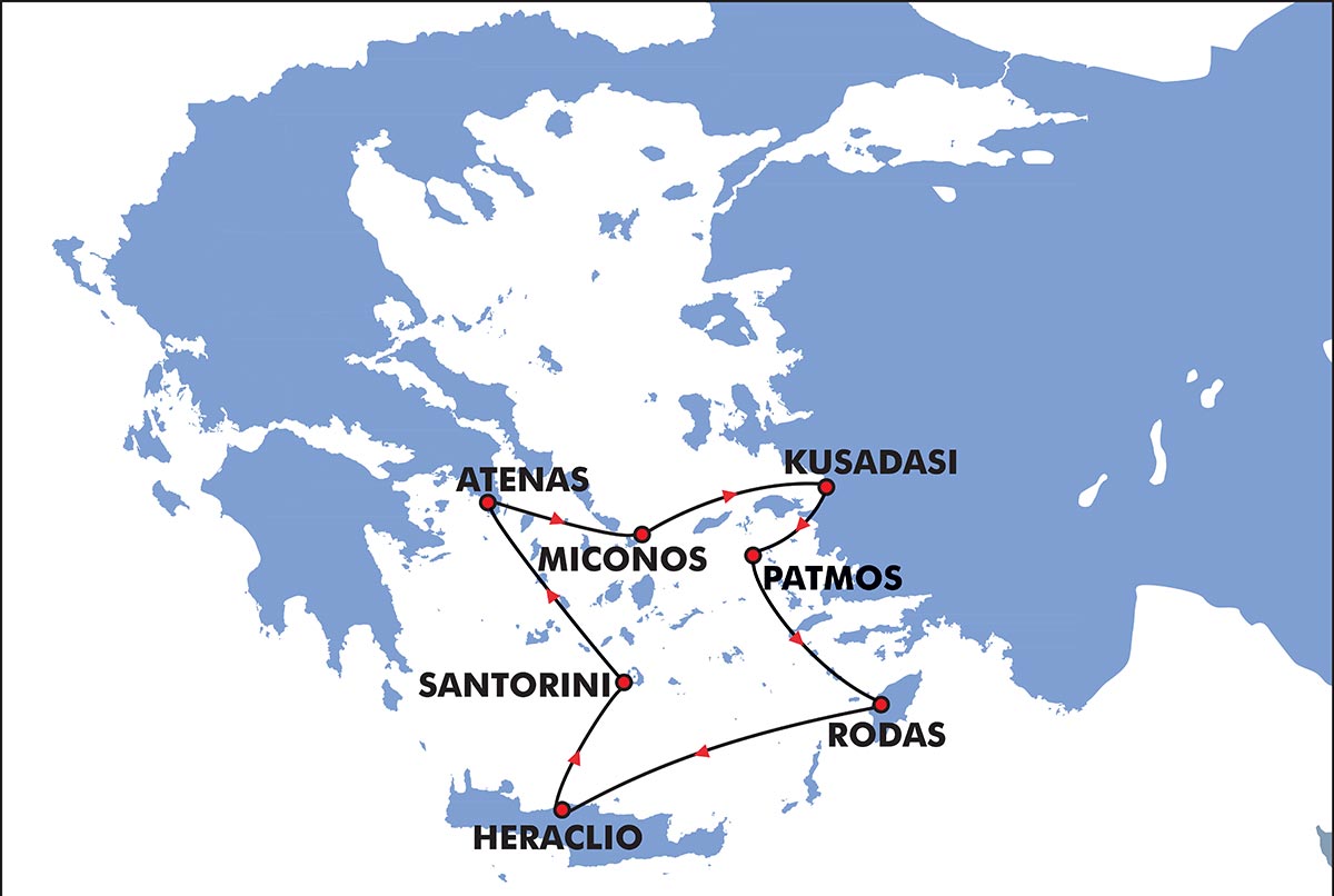 cruise map