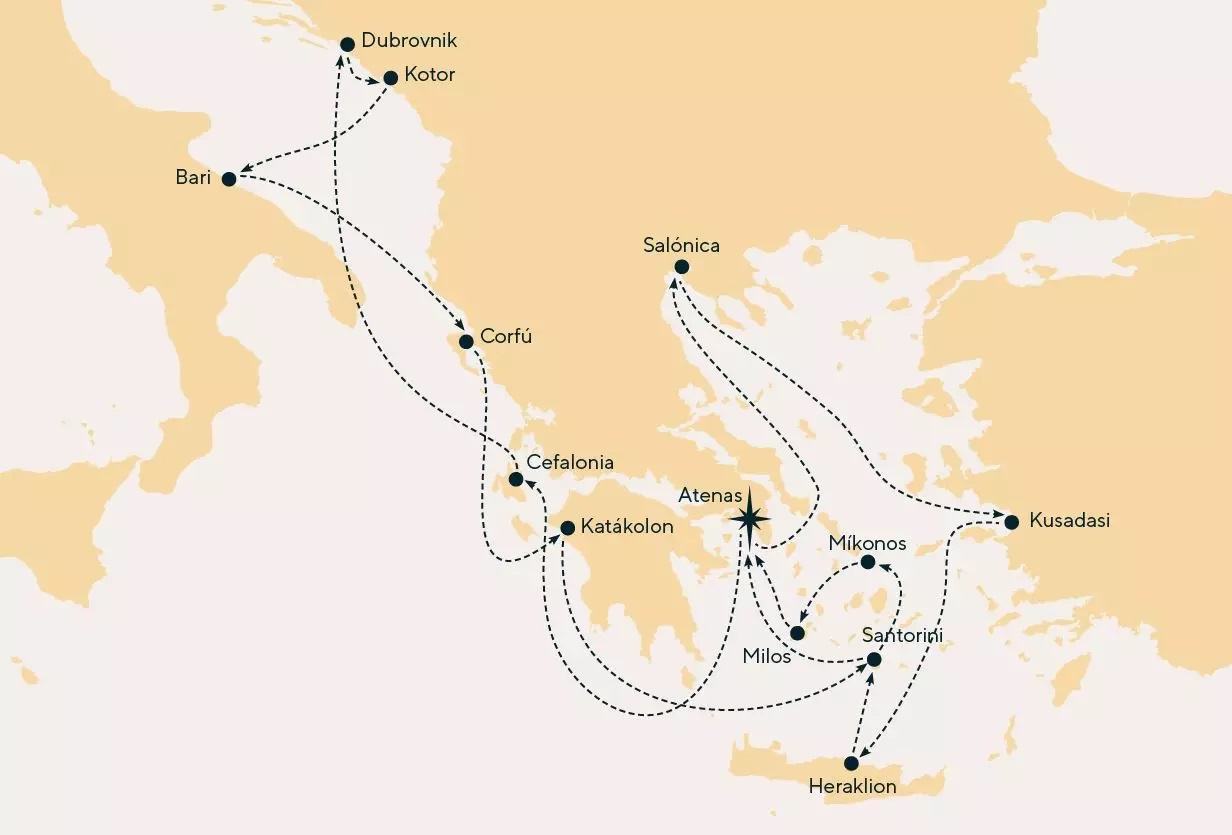 cruise map