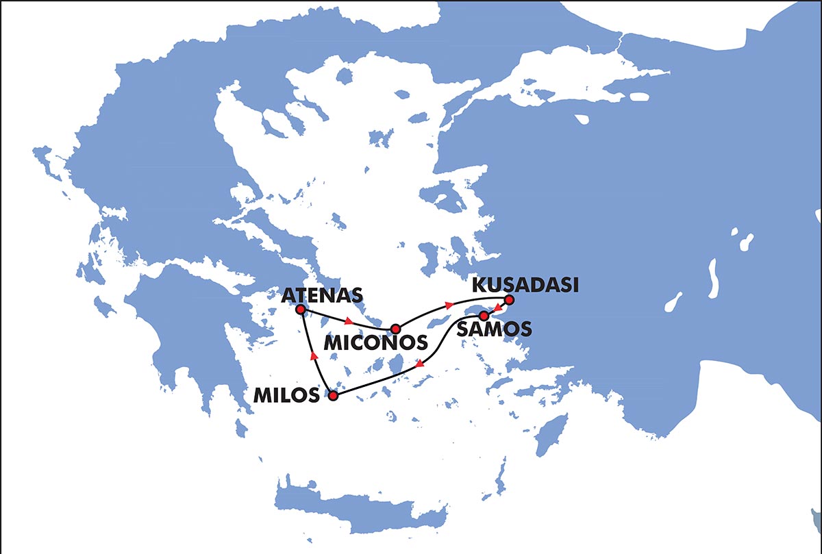 cruise map