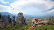 8 days athens meteora santorini