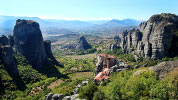 8 days athens meteora santorini